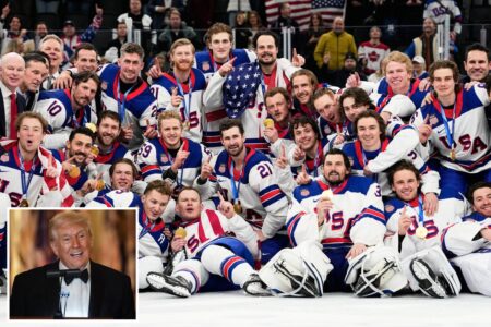 Trump invites gold-winning US men’s Olympic hockey team to State of the Union address, gushes over goalie Connor Hellebuyck in postgame phone call Trump invites gold-winning US men’s Olympic hockey team to State of the Union address, gushes over goalie Connor Hellebuyck in postgame phone call