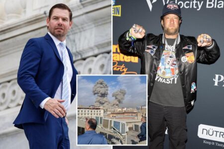 Eric Swalwell tears into Barstool Sports’ Dave Portnoy over Iran bombings: ‘Let the adults sort out wars’