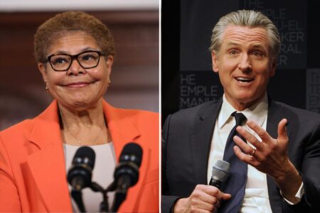 Gavin Newsom endorses Karen Bass for LA mayor: ‘I believe in her’