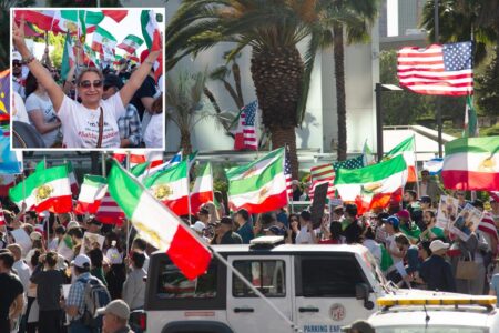 Iranian-Americans celebrate in streets of LA —blasting Dems for ‘war’ remarks: ‘It’s a rescue mission’