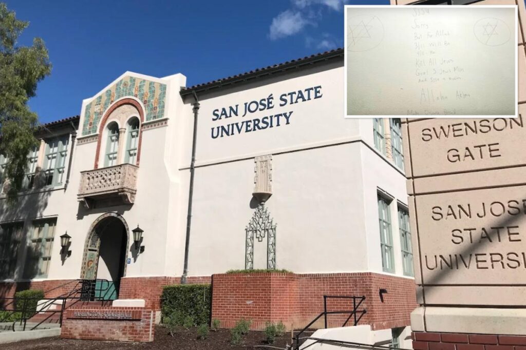 Chilling graffiti at San Jose State calls for ‘eradication of Jews,’ tells students to ‘make Osama proud’ Chilling graffiti at San Jose State calls for ‘eradication of Jews,’ tells students to ‘make Osama proud’
