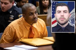Goon seen smirking on bodycam after gunning down NYPD hero Jonathan Diller — as fellow cop breaks down on witness stand