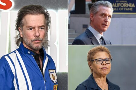 David Spade slams Gavin Newsom and Karen Bass over ‘terrifying’ Hollywood downfall David Spade slams Gavin Newsom and Karen Bass over ‘terrifying’ Hollywood downfall