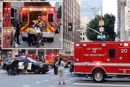 Multiple people stabbed in downtown LA