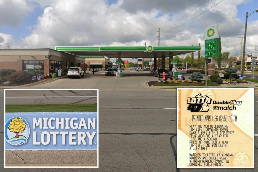 From  to M: Gas station gambler’s last-minute ticket hits jackpot: ‘I started screaming!’