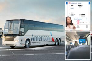 American Airlines passengers shocked to learn their ‘flights’ were actually bus routes: ‘There’s no plane’