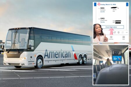 American Airlines passengers shocked to learn their ‘flights’ were actually bus routes: ‘There’s no plane’