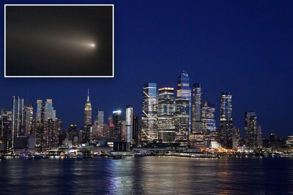 Astonishing ‘sun grazer’ comet to streak across NYC sky, part of action-packed month for stargazers Astonishing ‘sun grazer’ comet to streak across NYC sky, part of action-packed month for stargazers