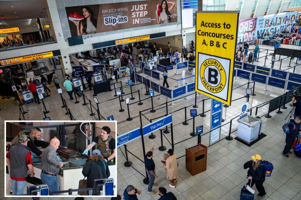 Frustratingly long airport security lines ease as TSA workers get paid — but shutdown continues