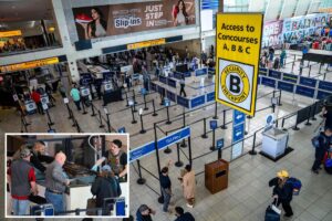 Frustratingly long airport security lines ease as TSA workers get paid — but shutdown continues Frustratingly long airport security lines ease as TSA workers get paid — but shutdown continues