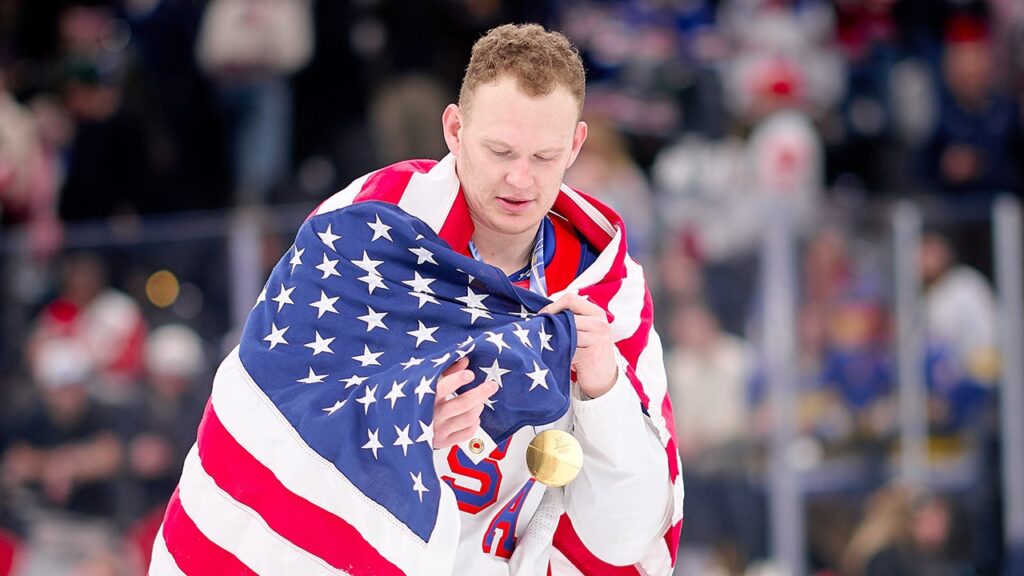 Team USA star Brady Tkachuk says he was tested for drugs right after men’s hockey team won Olympic gold