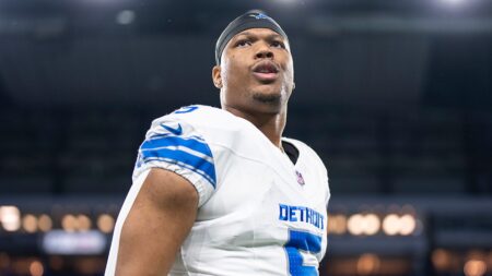 Lions star David Montgomery sarcastically fires back at trade rumor report