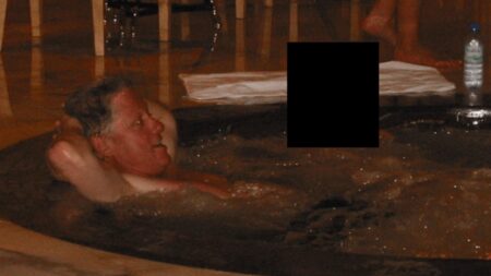 WATCH: Bill Clinton grilled on shirtless hot tub photo amid swirling questions on Epstein relationship WATCH: Bill Clinton grilled on shirtless hot tub photo amid swirling questions on Epstein relationship