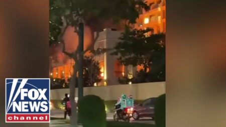 DETAILS: Fiery explosion at Dubai hotel after Iranian missile strike