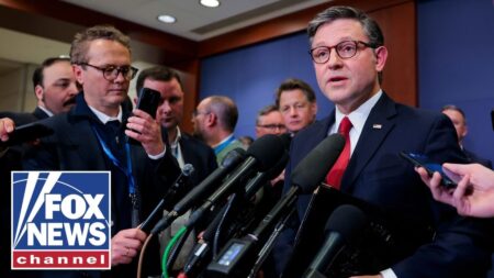 WATCH: Speaker Johnson addresses Trump’s authority on Iran strike