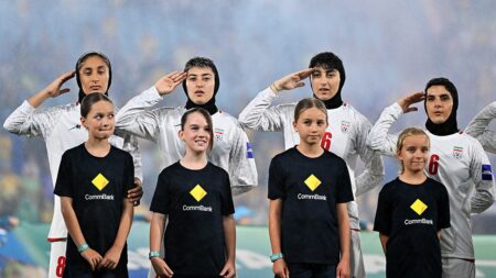 Iranian women’s soccer fans show support for Trump as team appears to pivot on national anthem stance