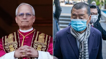 Pope Leo says he ‘can’t comment’ on 20-year sentence of Hong Kong pro-democracy activist Jimmy Lai
