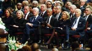 Obama, Biden, Clintons remember Jesse Jackson in Chicago memorial service