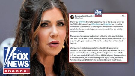 WATCH: Kristi Noem reacts after being fired