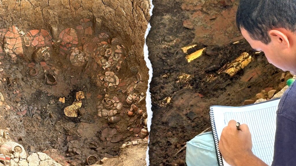 Archaeologists uncover gold-laden tomb filled with elite burial treasures from over 1,000 years ago Archaeologists uncover gold-laden tomb filled with elite burial treasures from over 1,000 years ago