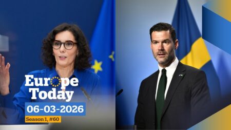 LIVE: Commissioner Lahbib, Sweden’s Migration Minister react to Iran war | Europe Today #60, 06/03 LIVE: Commissioner Lahbib, Sweden’s Migration Minister react to Iran war | Europe Today #60, 06/03