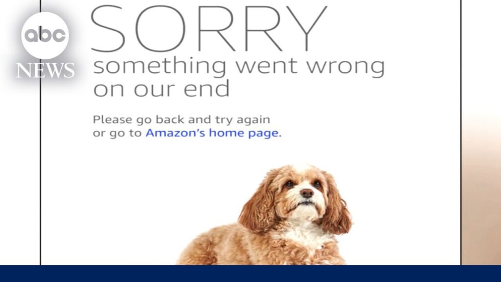 Latest on Amazon outage reported by thousands
