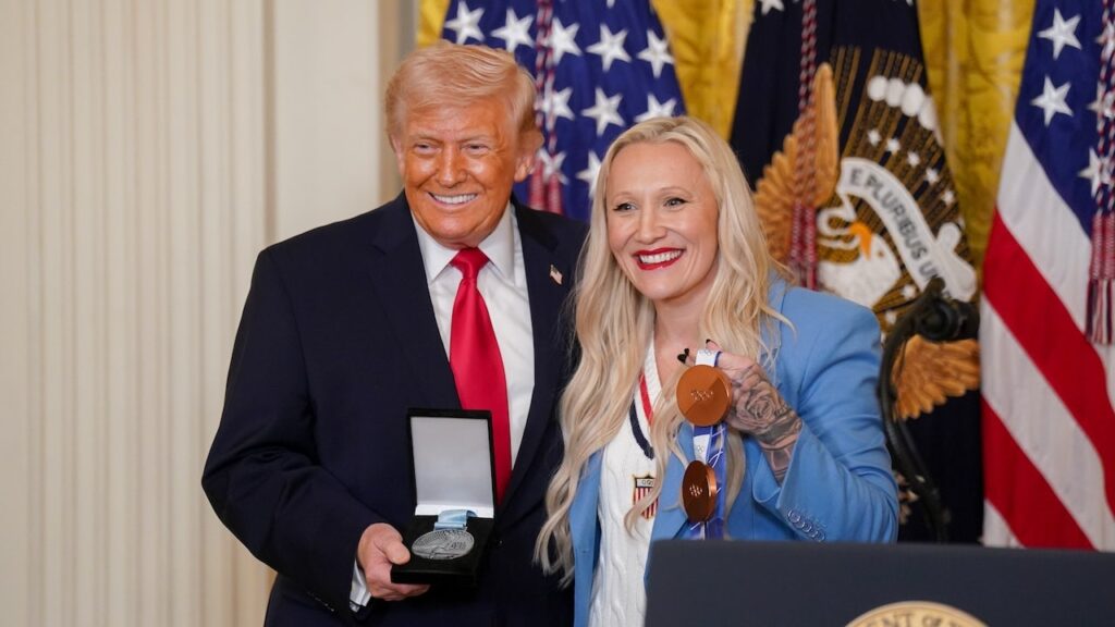 Olympic legend who gave Order of Ikkos medal to Trump opens up about aligning with MAGA and political backlash