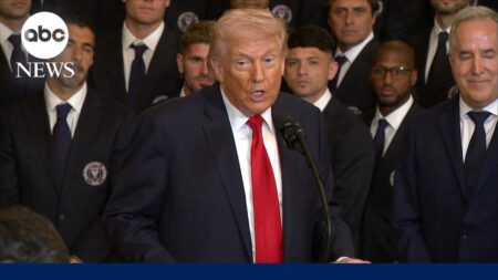 President Trump gives update on war with Iran