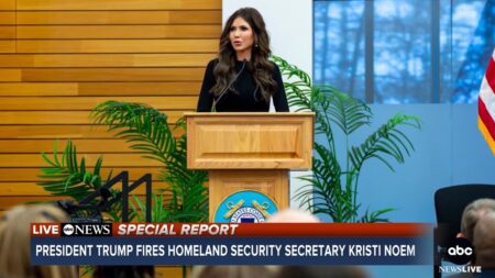 LIVE: Trump fires Kristi Noem as DHS secretary l ABC News Special Report