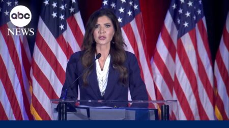 Kristi Noem speaks after being fired as DHS secretary