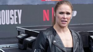 Ronda Rousey makes surprise appearance at AEW Revolution Ronda Rousey makes surprise appearance at AEW Revolution