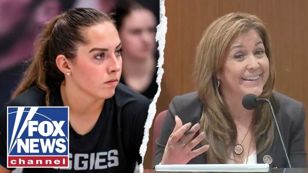 HEATED CLASH: Dem senator scolds volleyball star fighting to keep men out of women’s sports
