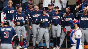 Team USA players gifted game-worn Olympic hockey jerseys for World Baseball Classic final against Venezuela