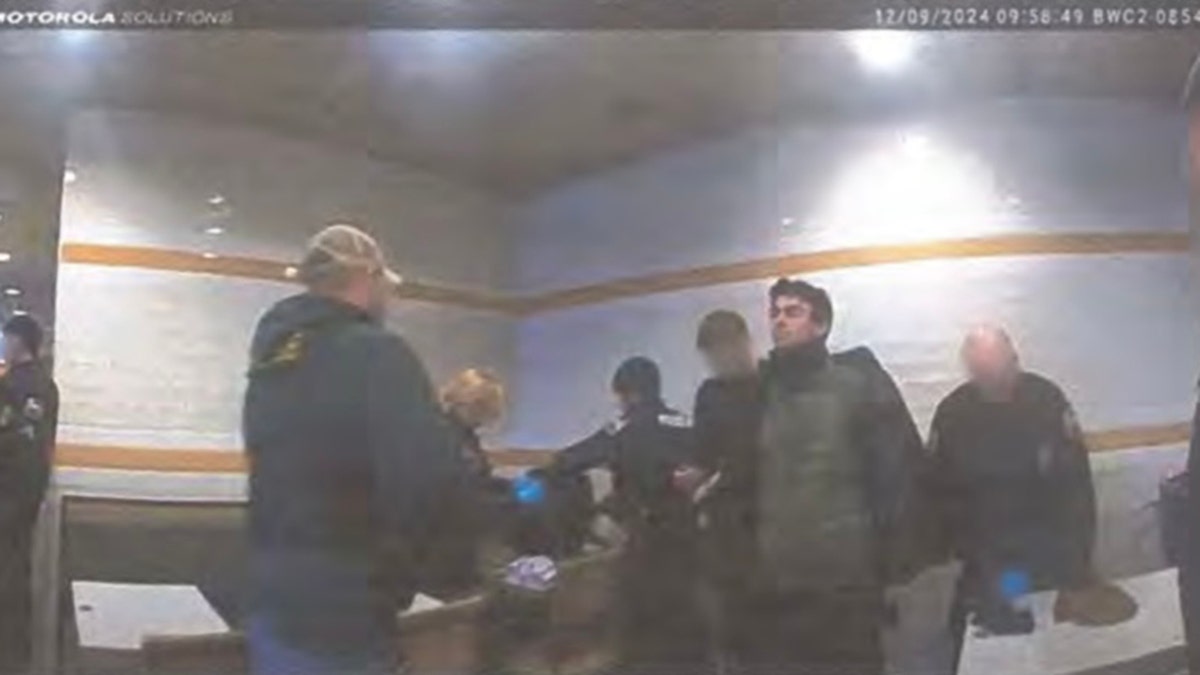 Bodycam footage of Luigi Mangione being questioned by police in an Altoona, PA McDonalds.
