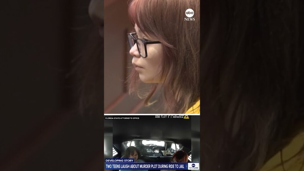 Teens charged in alleged murder plot seen laughing after arrest