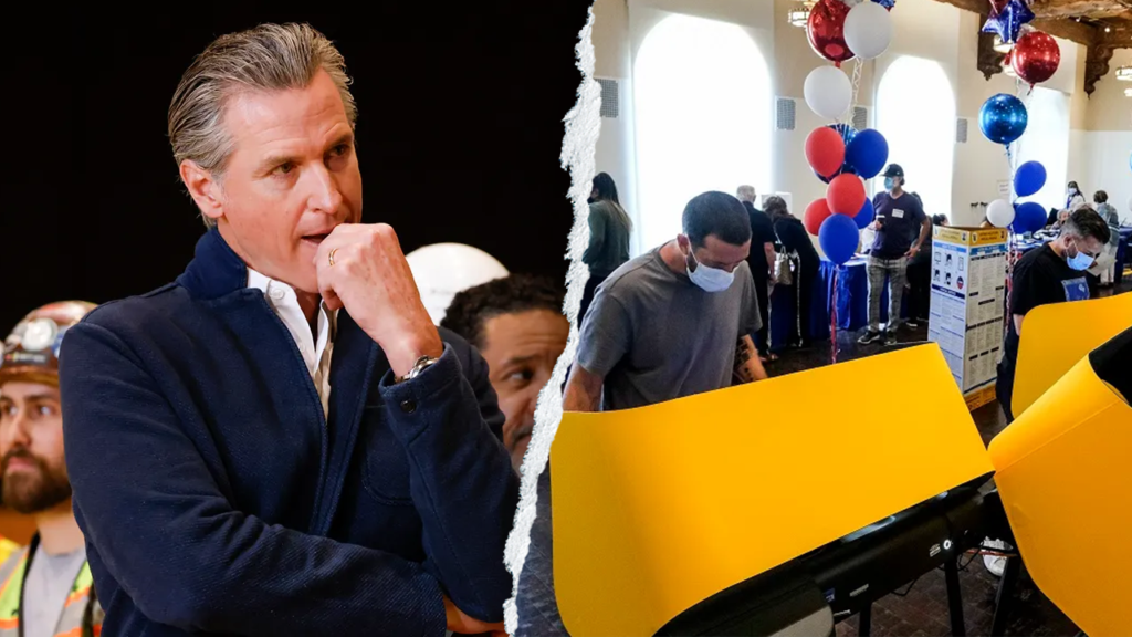 GOP candidate cites ‘failure’ of Newsom, Dems as new poll shows Republicans leading crowded California field