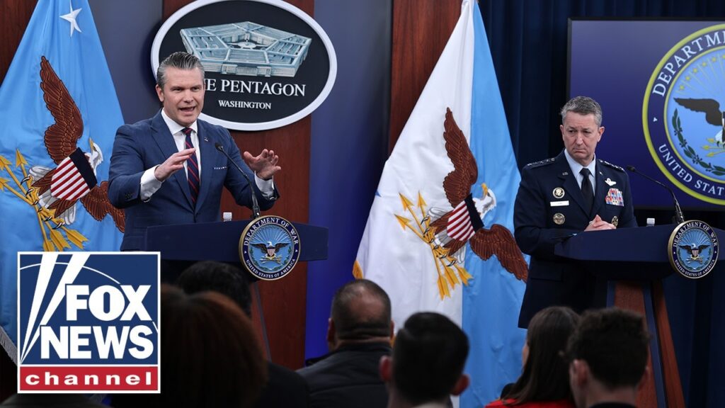 ‘THIS IS DIFFERENT: Sec. Hegseth, Gen. Caine reveal LATEST on Iran operations