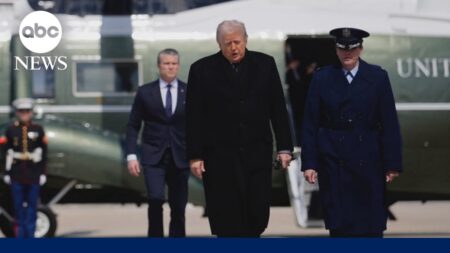 Trump attends dignified transfer of 6 US service members killed in Iran war