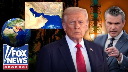 ‘BAD DAY TO BE IN IRAN’: US launches ‘largest strike yet’ as allies join coalition to secure Strait ‘BAD DAY TO BE IN IRAN’: US launches ‘largest strike yet’ as allies join coalition to secure Strait