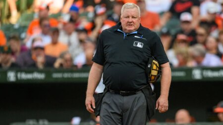 MLB umpire caught on hot mic begging pitch to ‘please be a strike’ after catcher issues ABS challenge