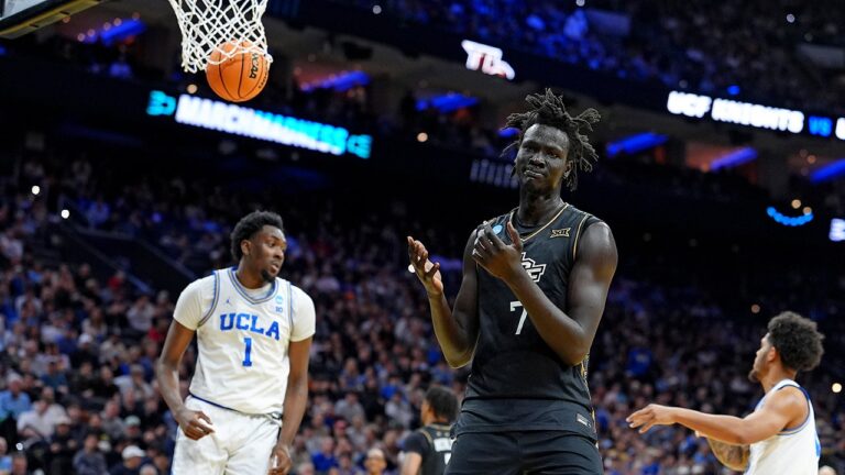 UCF center scores at own basket in crushing blunder during team’s first-round loss to UCLA