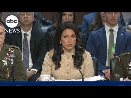 DNI Tulsi Gabbard provides intelligence assessment on Iran during Senate hearing