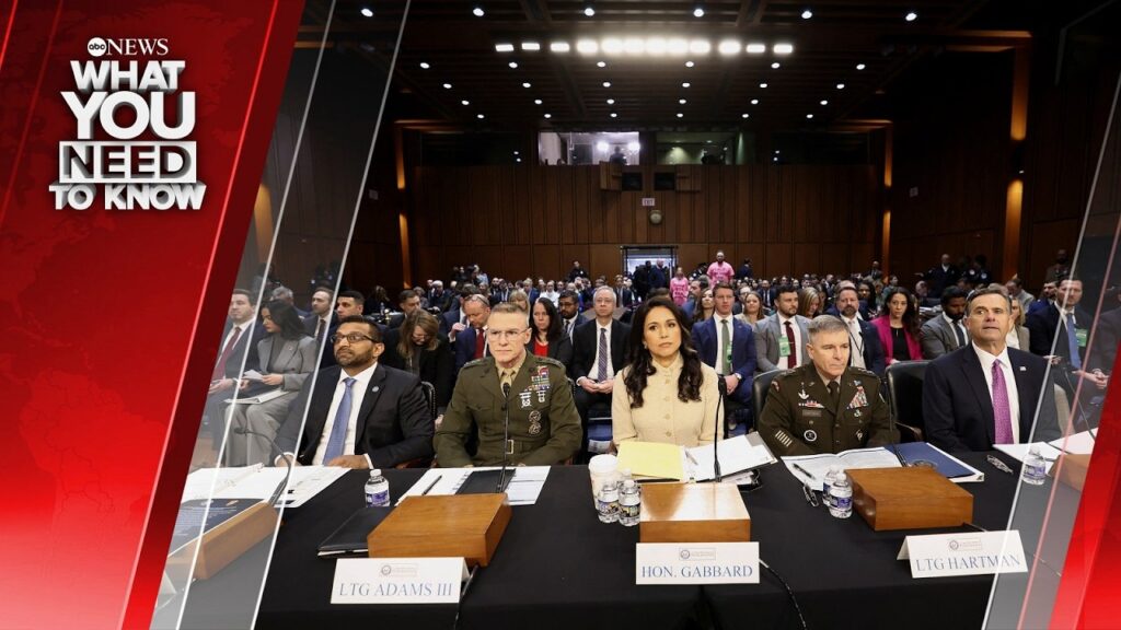 Top U.S. Intelligence Officials Testify on Capitol Hill – What You Need To Know – March 18, 2026