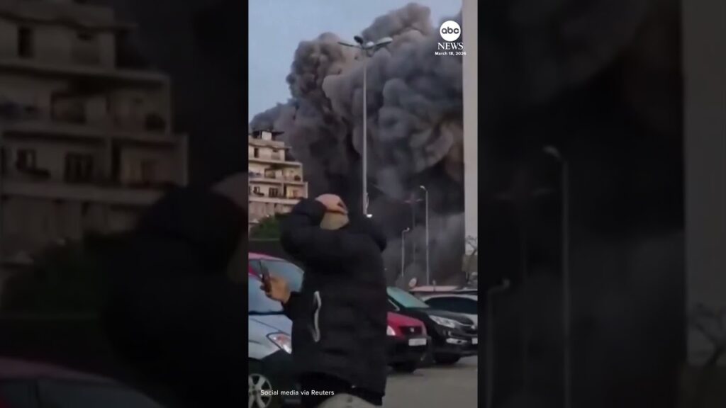 Multi-story building in Beirut leveled in Israeli strike