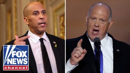Tom Homan CHALLENGES ‘lying’ Cory Booker…