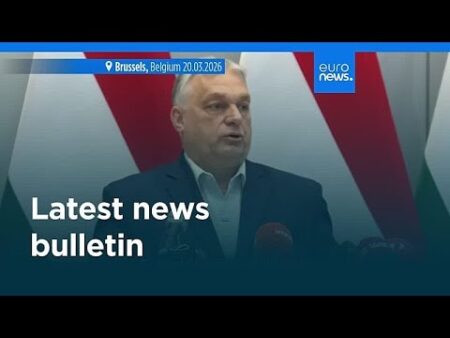 Latest news bulletin | March 20th, 2026 – Evening