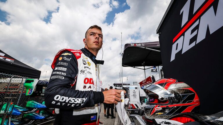 IndyCar driver miraculously walks away from wreck after crashing into course fence