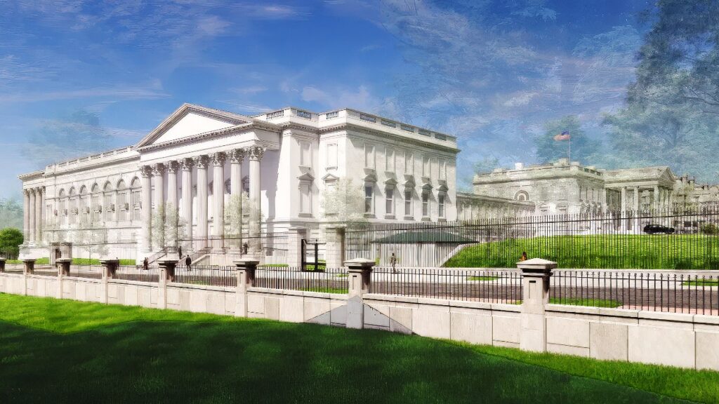 Trump claims donor funded White House ballroom includes hidden build below with security focus Trump claims donor funded White House ballroom includes hidden build below with security focus