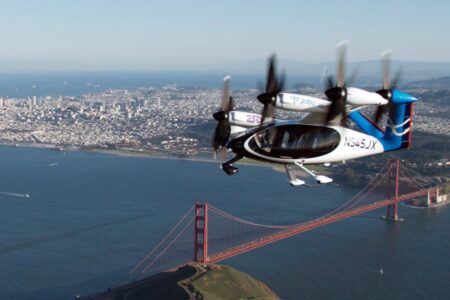 Ready for take-off: experimental air-taxi spotted in skies over Oakland