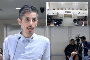 Sex offender stages showdown at Fresno city hall, demands right to run for office